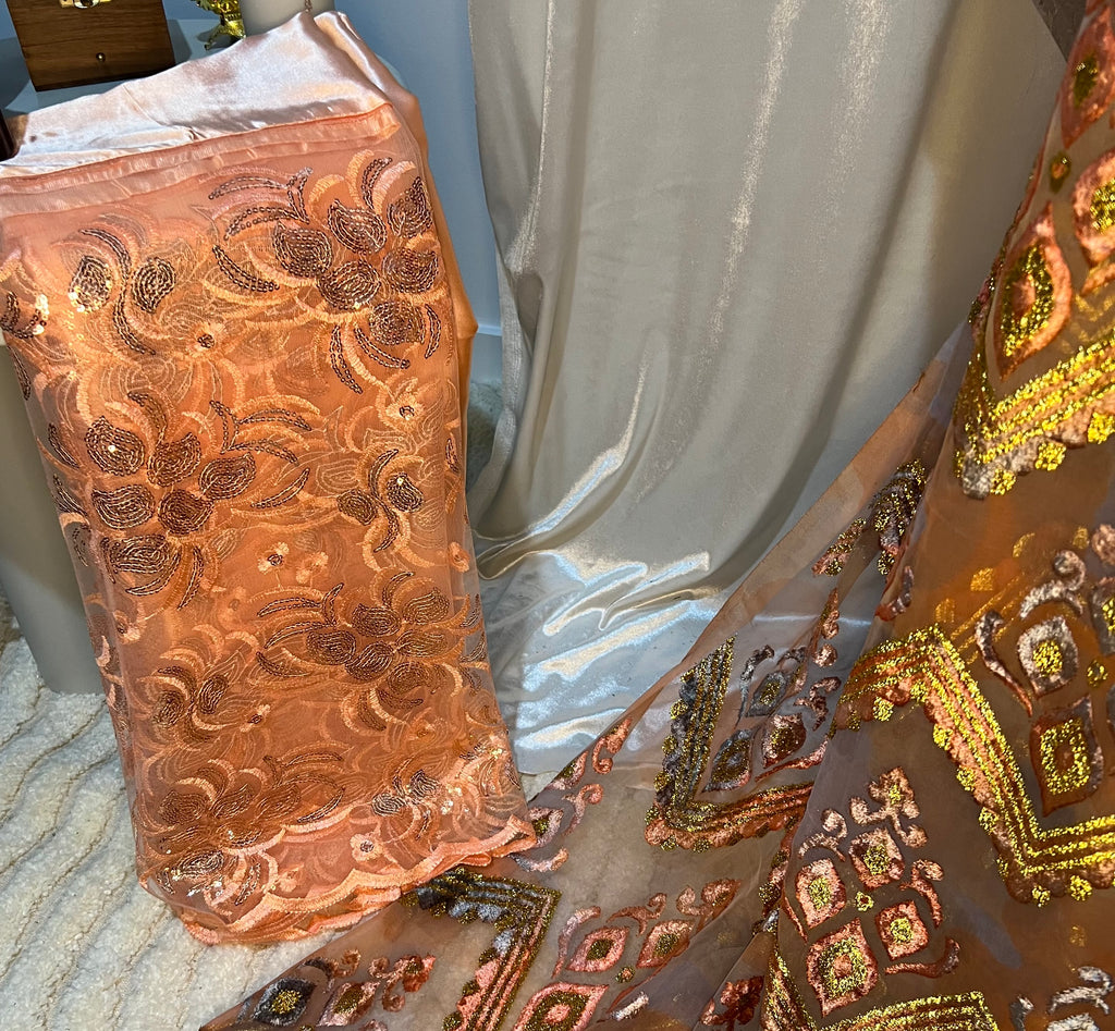 Premium Antique Gold and Dove Grey - Maqbal Dirac