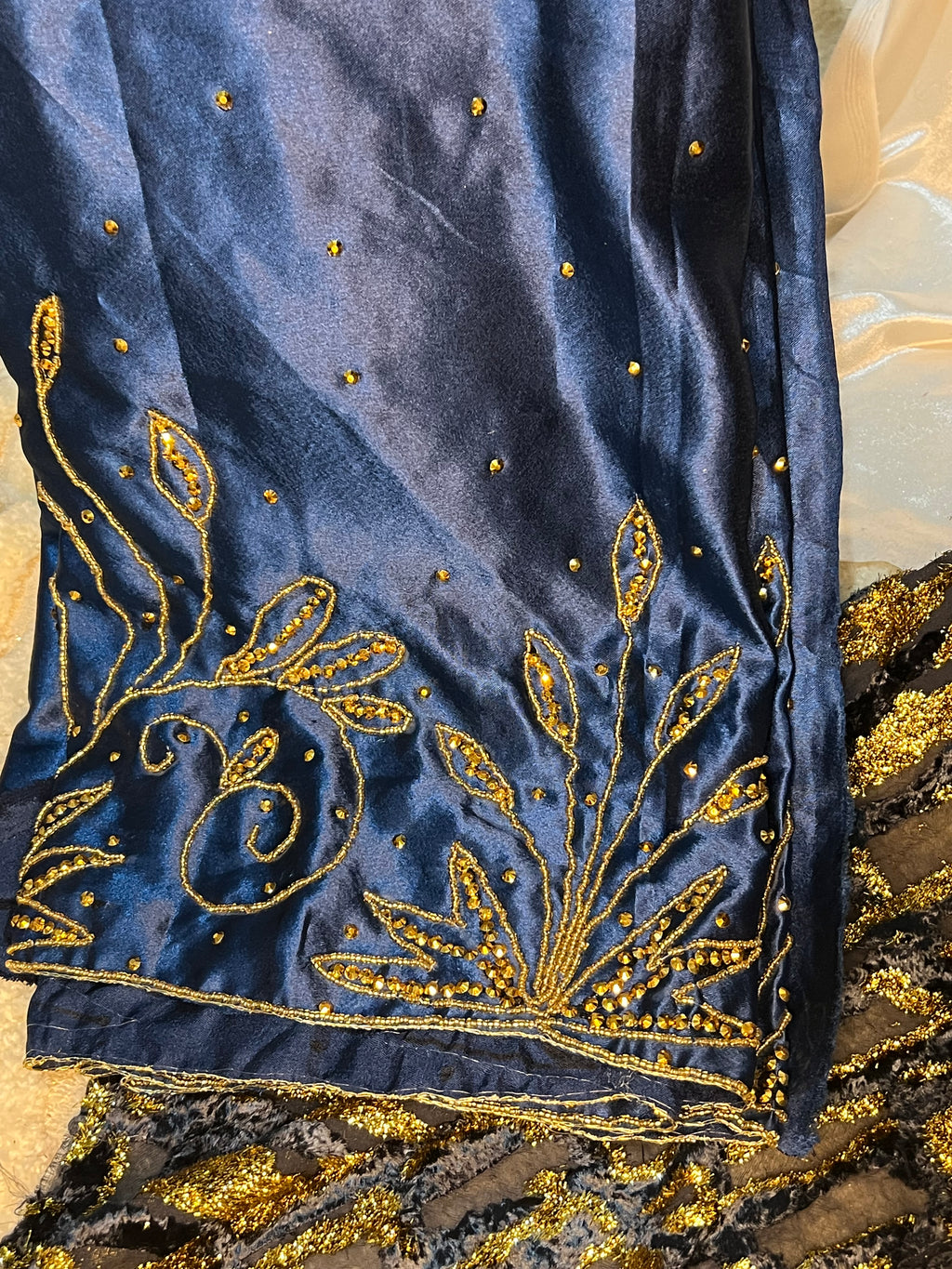 Premium Navy Velvet - Maqbal Dirac