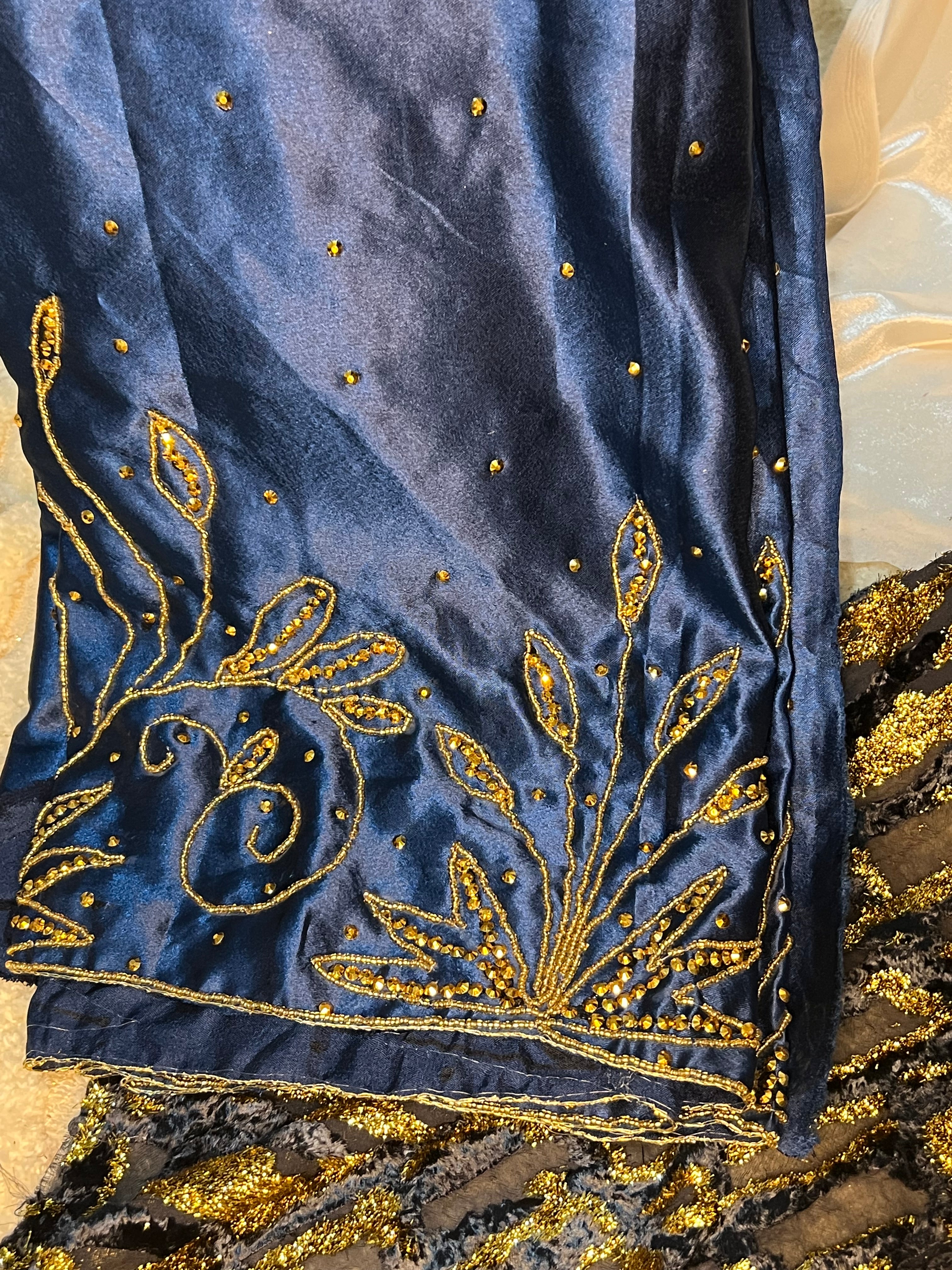 Premium Navy Velvet - Maqbal Dirac