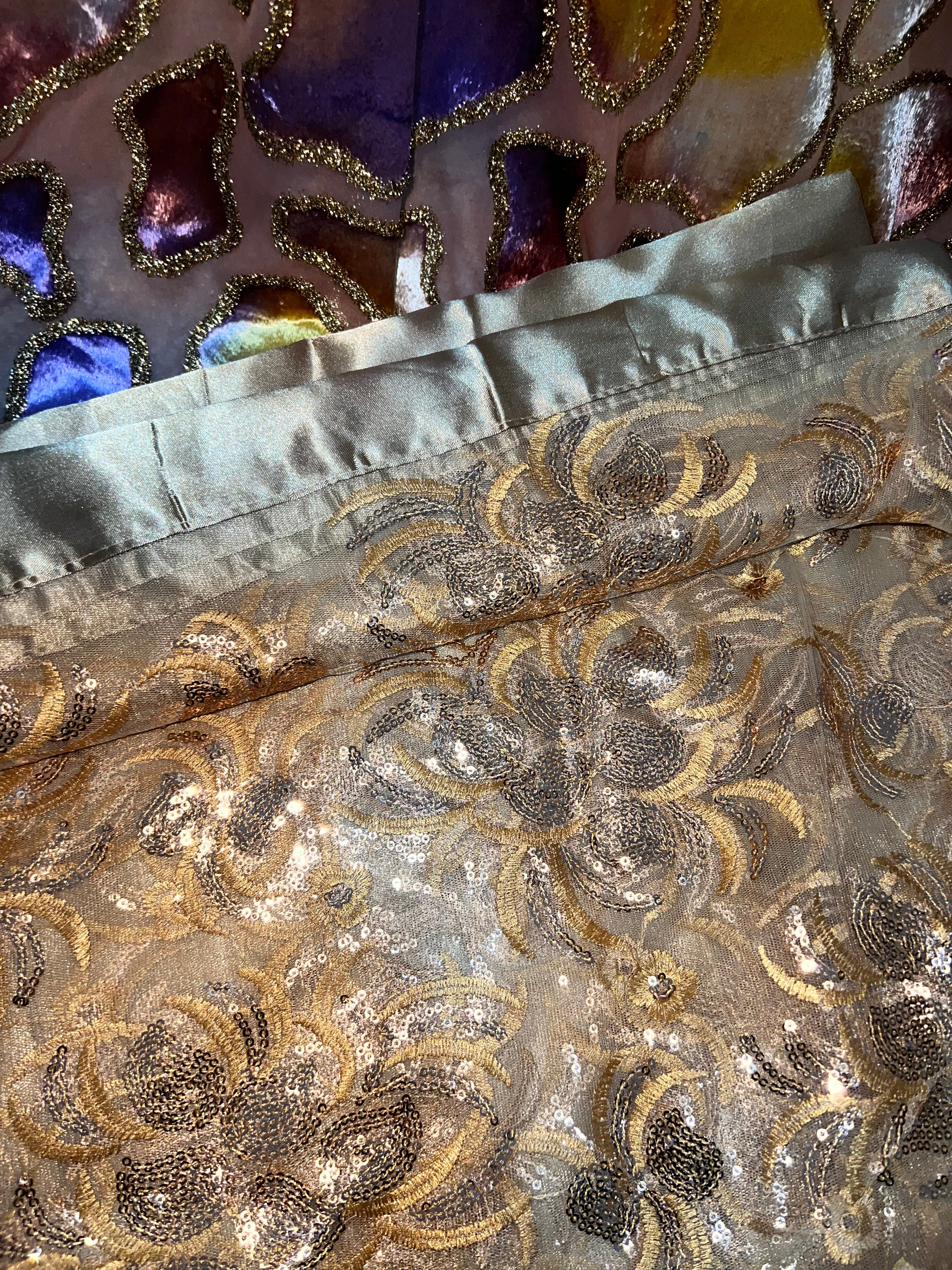 Premium Iridescent Gold and Royal Purple – Maqbal Dirac