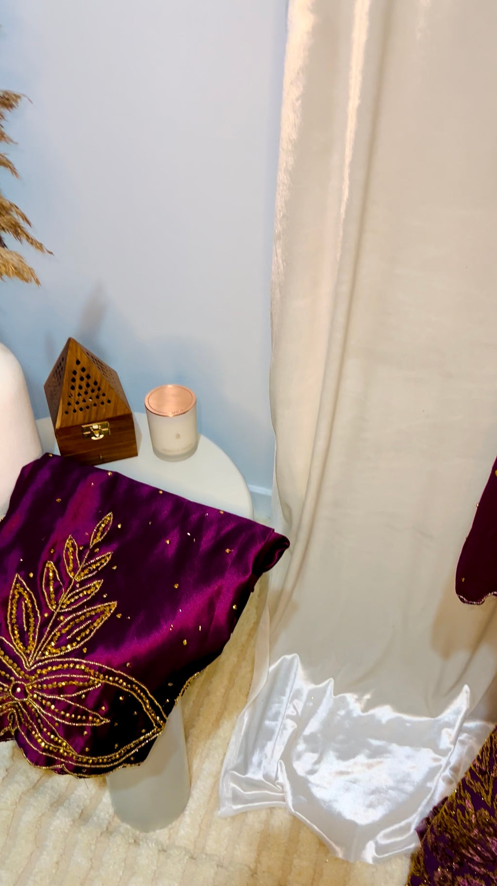 Purple Velvet - Maqbal Dirac - 3 Piece