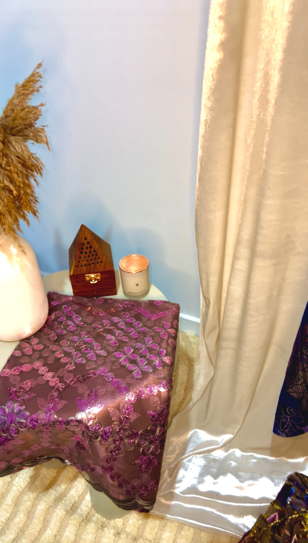 Olive/Blue Mosaic - Maqbal Dirac - 3 Piece