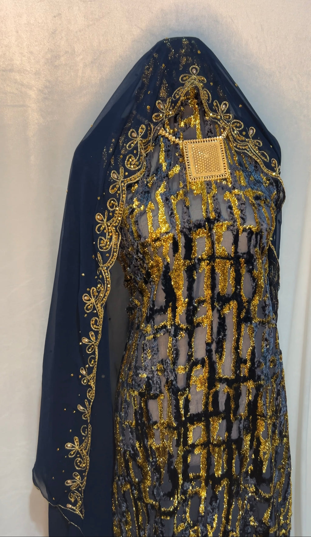 Premium Navy Velvet - Maqbal Dirac