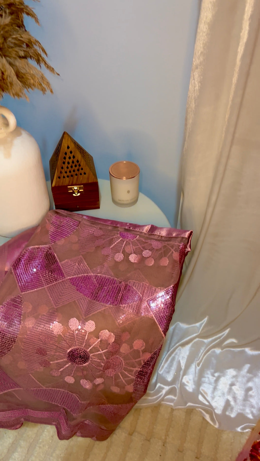 Pink/Gold- Maqbal Dirac - 3 Piece