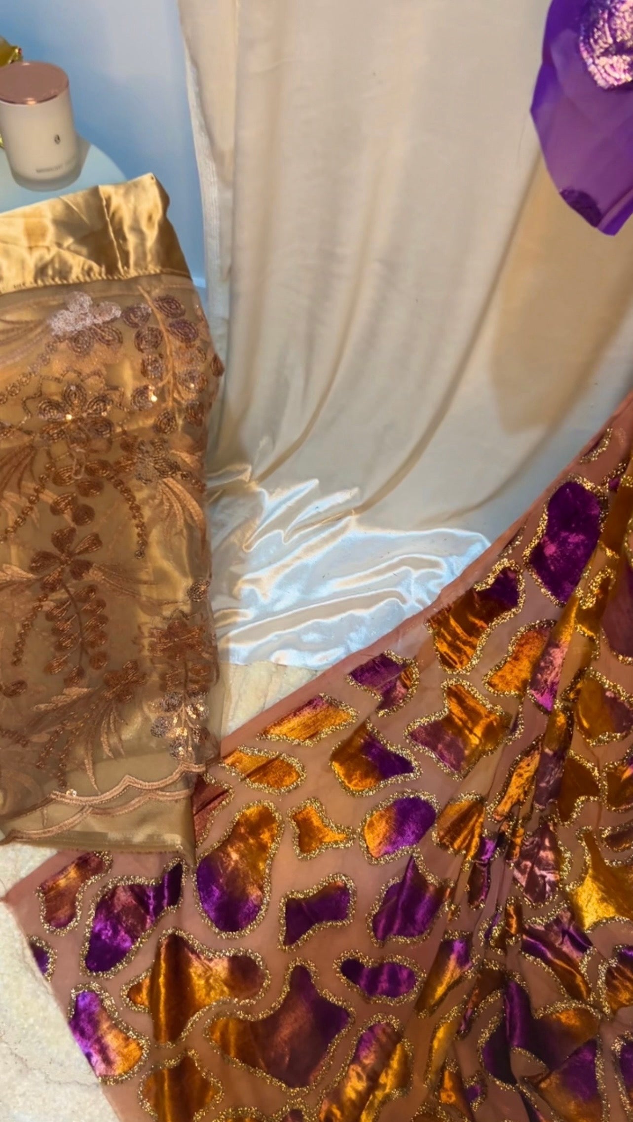 Premium Burnt Amber and Royal Purple - Maqbal Dirac