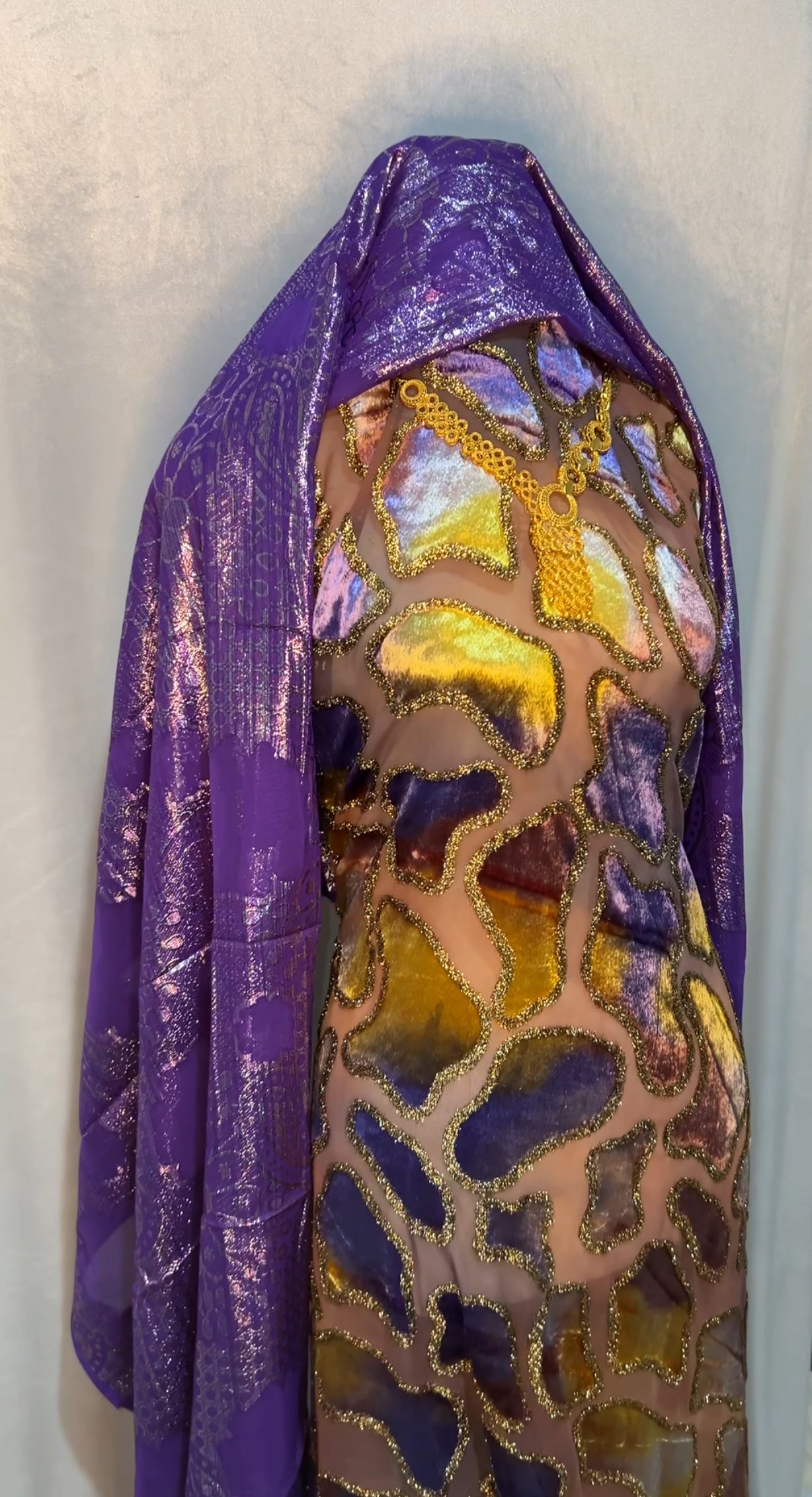 Premium Iridescent Gold and Royal Purple – Maqbal Dirac