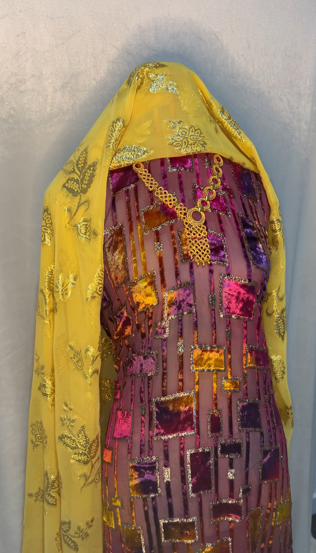 Premium Mosaic Pink/Purple- Maqbal Dirac