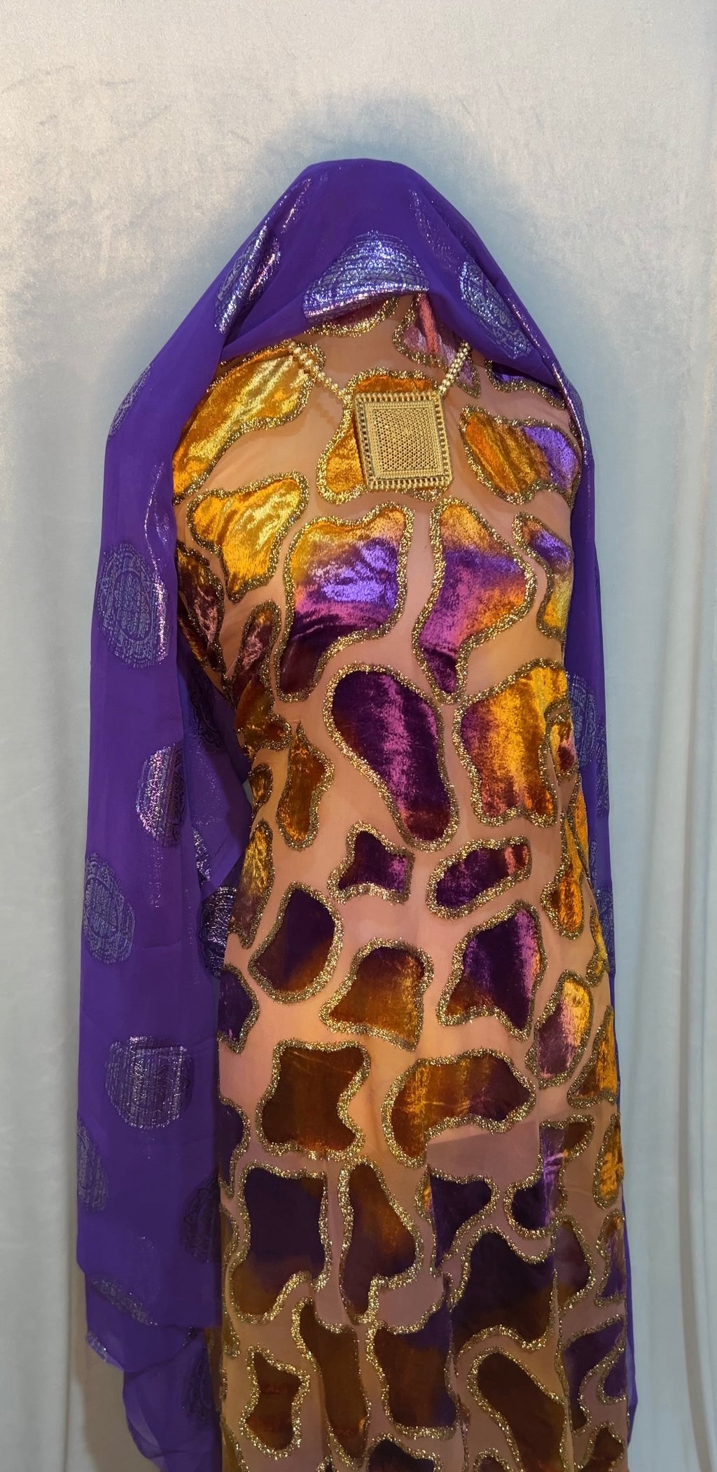 Premium Burnt Amber and Royal Purple - Maqbal Dirac