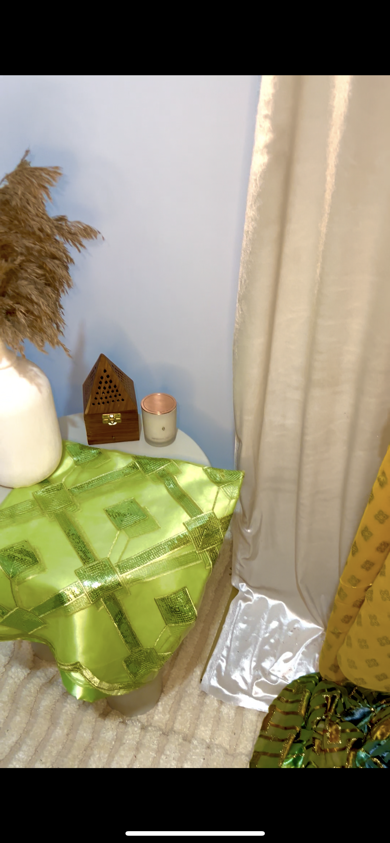 Gold/Green Mosaic - Maqbal Dirac - 3 Piece