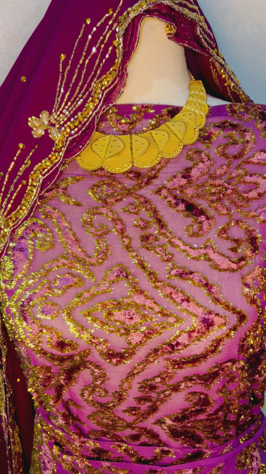 Purple Velvet - Maqbal Dirac - 3 Piece