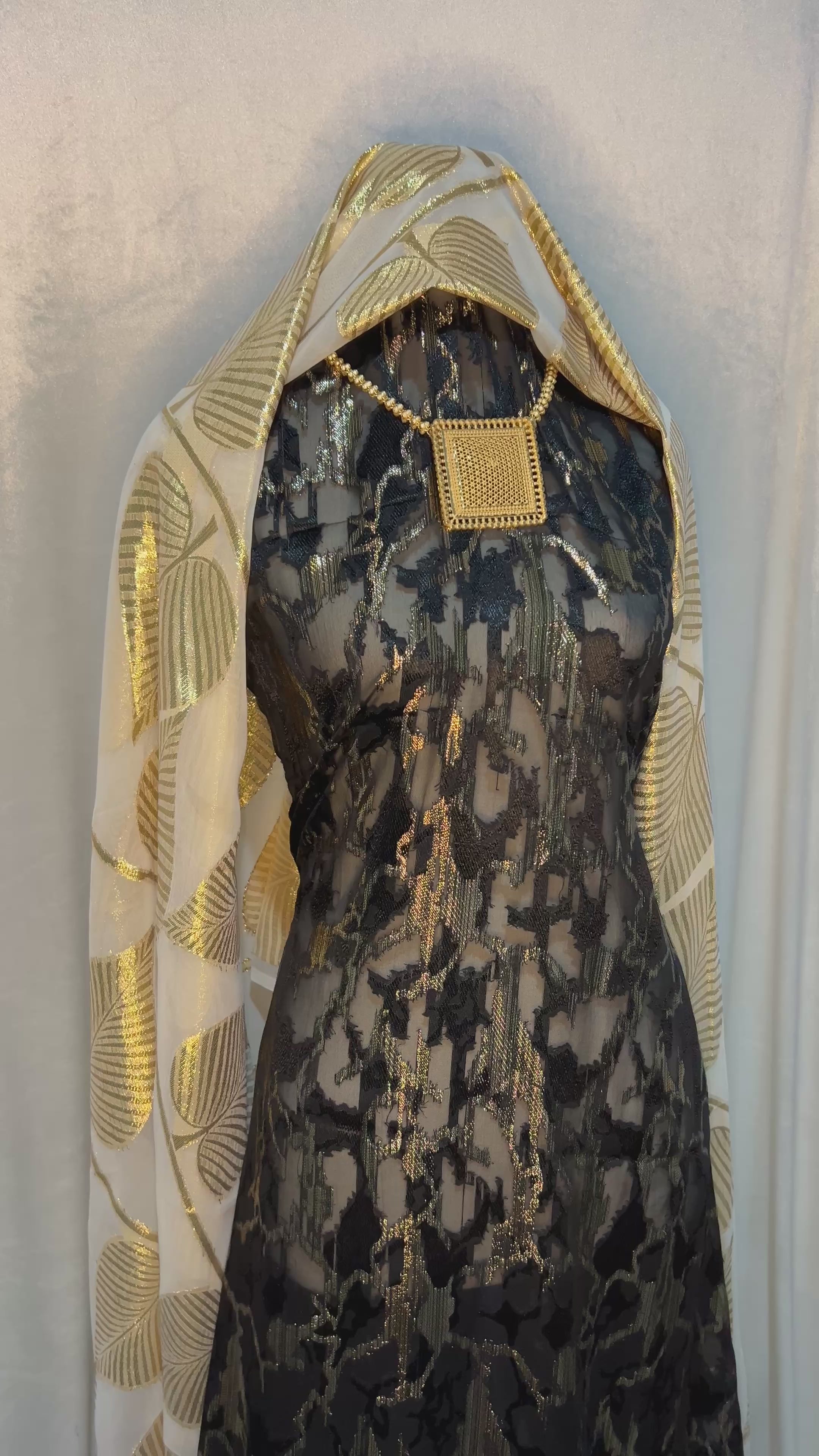 Premium Raven and Gold Fransawi Dirac