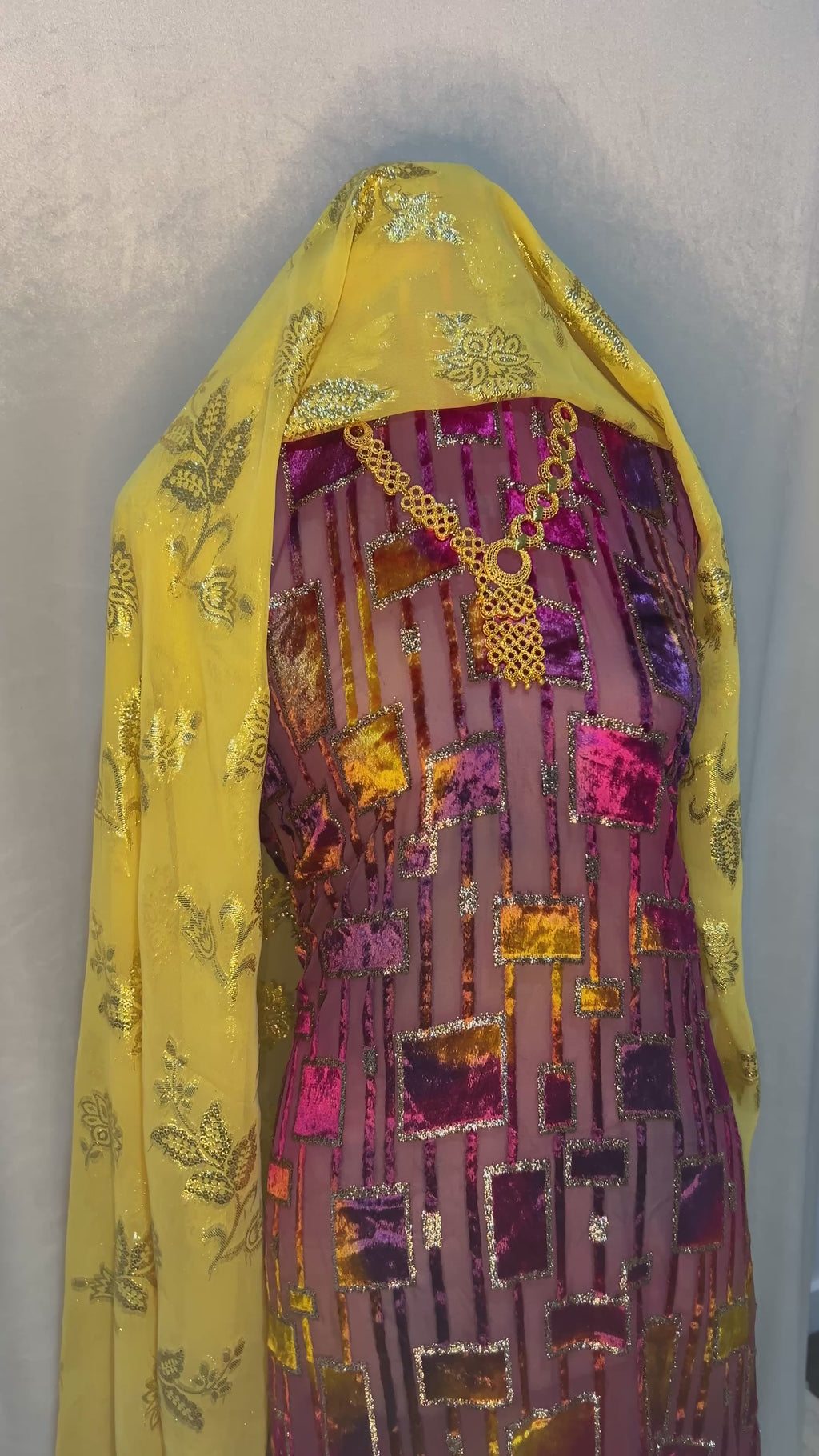 Premium Mosaic Pink/Purple- Maqbal Dirac